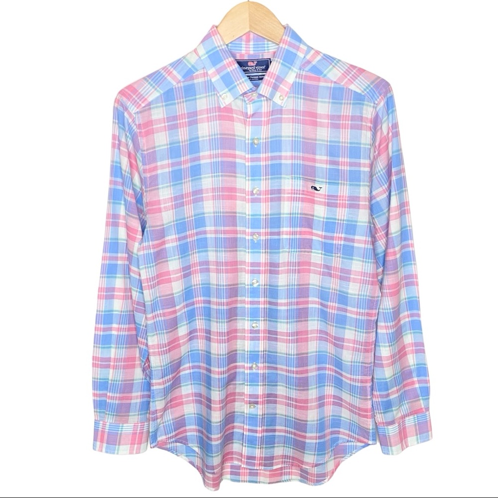 Vineyard Vines Plaid Slim Fit Tucker Shirt
